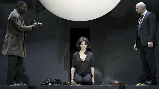 Antigone at the Barbican - Backdrop
