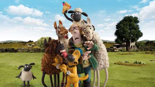 Shaun the Sheep: The Farmer's Llamas - Backdrop