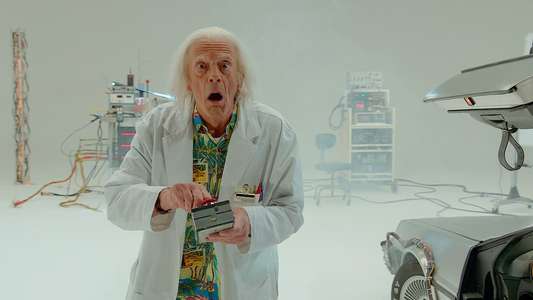 Doc Brown Saves the World - Backdrop