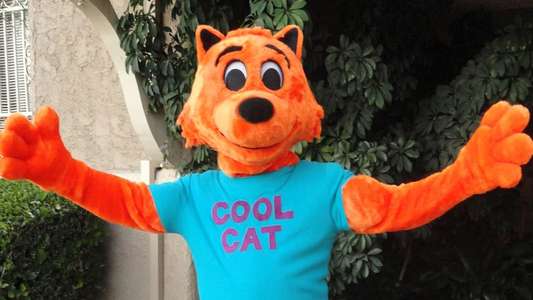 Cool Cat Saves the Kids - Backdrop