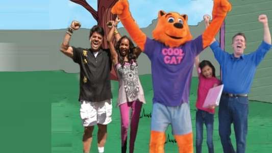 Cool Cat Saves the Kids - Backdrop