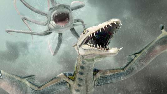 Sharktopus vs. Pteracuda - Backdrop
