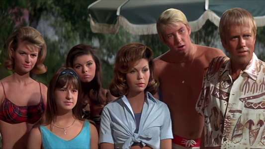 The Ghost in the Invisible Bikini - Backdrop