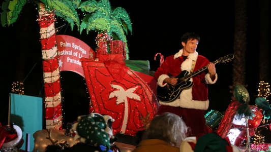 Christmas In Palm Springs - Backdrop
