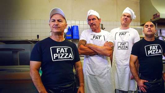 Fat Pizza vs Housos - Backdrop
