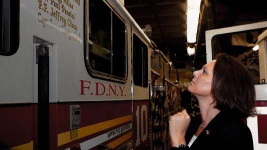 9/11 Firehouse - Backdrop
