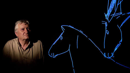 A Arte da Luz Tem 20.000 Anos - Backdrop