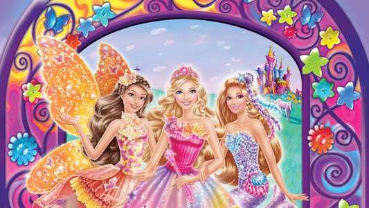 Barbie and the Secret Door - Backdrop