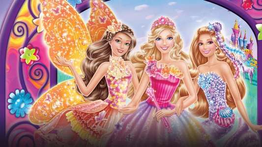 Barbie and the Secret Door - Backdrop