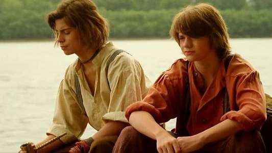 Tom Sawyer & Huckleberry Finn - Backdrop