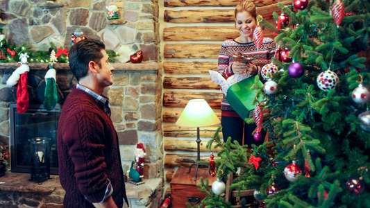 Christmas Under Wraps - Backdrop