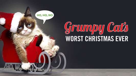 Grumpy Cat's Worst Christmas Ever - Backdrop