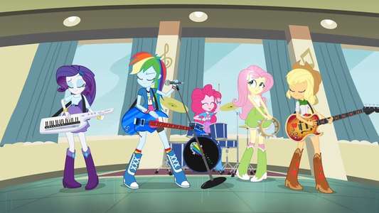 My Little Pony: Equestria Girls - Rainbow Rocks - Backdrop