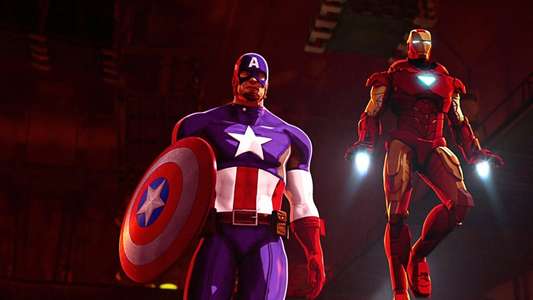 Iron Man and Captain America: Heroes United - Backdrops