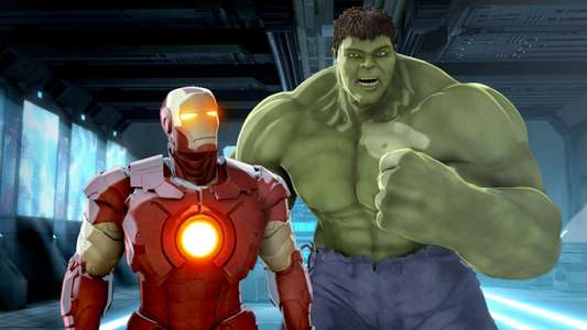 Iron Man and Captain America: Heroes United - Backdrops