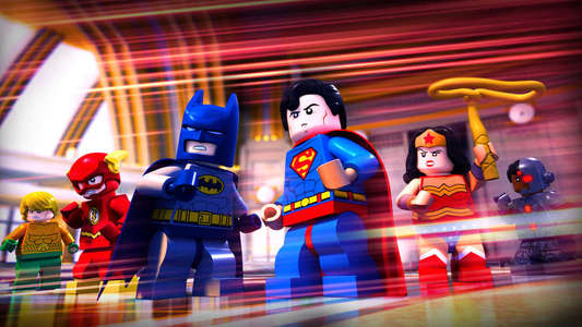 LEGO DC Comics Super Heroes: Batman: Be-Leaguered - Backdrop