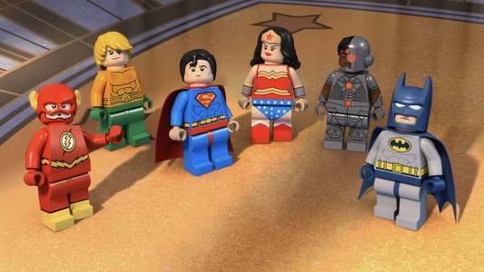 LEGO DC Comics Super Heroes: Batman: Be-Leaguered - Backdrop