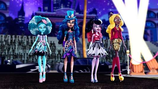 Monster High: Frights  Camera  Action! - Backdrop