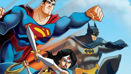 JLA Adventures: Trapped in Time - Backdrop