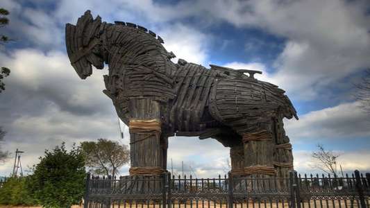 The Trojan Horse - Backdrop