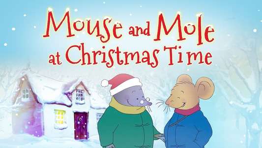 Mouse and Mole at Christmas Time - Backdrop