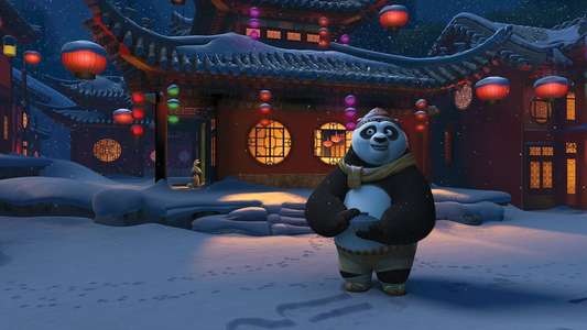 Kung Fu Panda Holiday - Backdrop