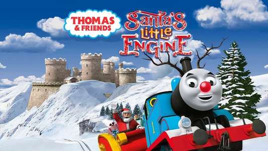 Thomas & Friends: Santa's Little Engine - Backdrop