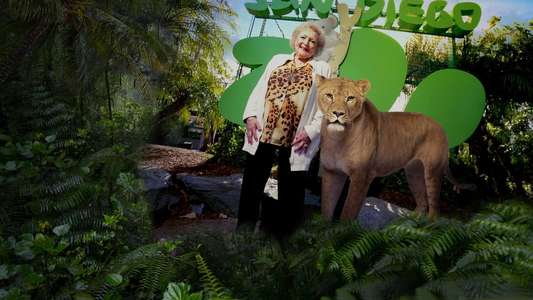 Betty White Goes Wild - Backdrop