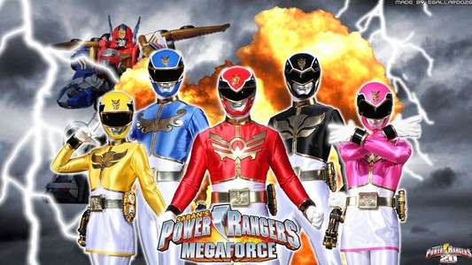 Power Rangers Megaforce: Ultimate Team Power - Backdrop