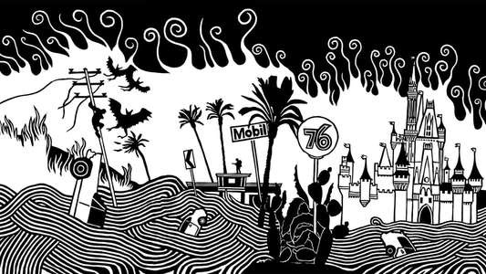 Atoms For Peace Live London's Roundhouse 2013 - Backdrop