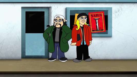 Jay And Silent Bob's Super Groovy Cartoon Movie - Backdrop