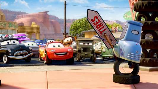 Cars Toons: Tales from Radiator Springs - Spinning - Backdrop