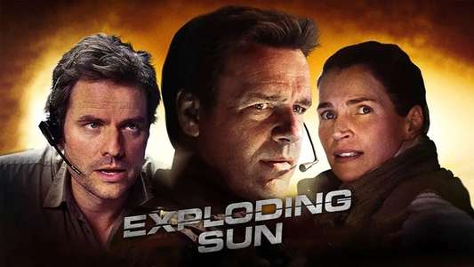 Exploding Sun - Backdrop