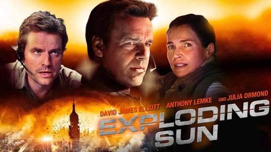 Exploding Sun - Backdrop