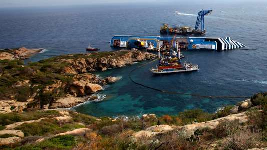 Costa Concordia Disaster: One Year On - Backdrop