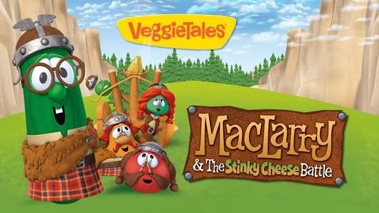 VeggieTales: MacLarry and the Stinky Cheese Battle - Backdrop
