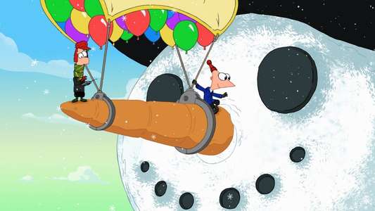 Phineas and Ferb Christmas Vacation! - Backdrop