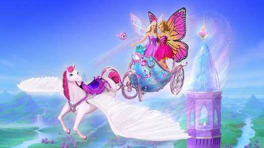 Barbie: Mariposa and The Fairy Princess - Backdrop