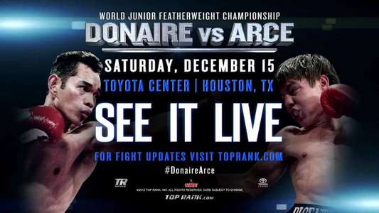 Donaire vs. Arce - Backdrop
