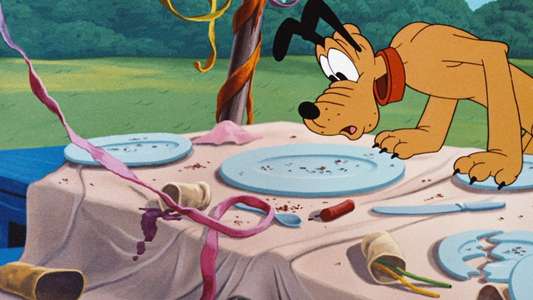 Pluto's Party - Backdrop