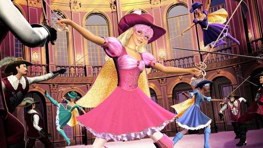 Barbie and the Three Musketeers - Backdrop