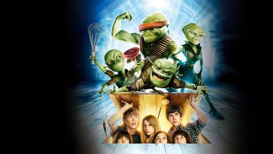 Aliens in the Attic - Backdrops