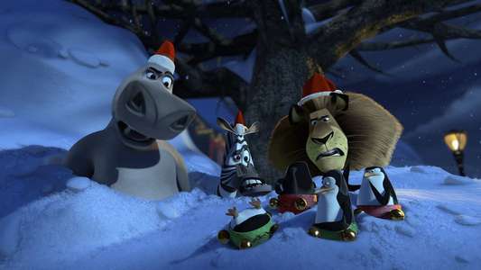Merry Madagascar - Backdrop