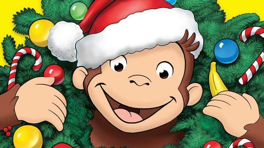 Curious George: A Very Monkey Christmas - Backdrop