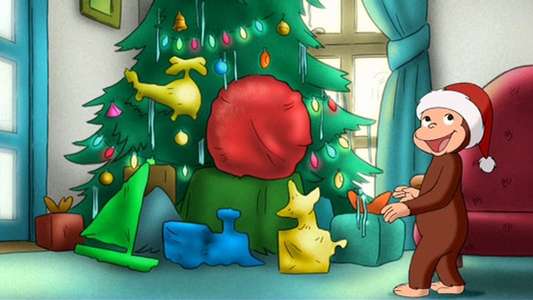 Curious George: A Very Monkey Christmas - Backdrop