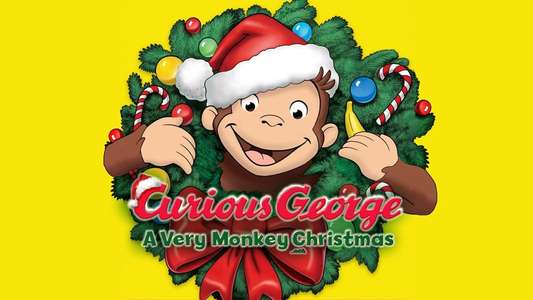 Curious George: A Very Monkey Christmas - Backdrop