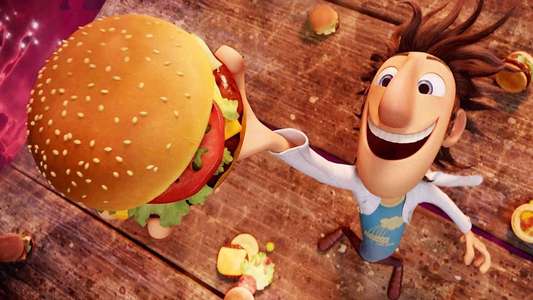 Cloudy with a Chance of Meatballs - Backdrop