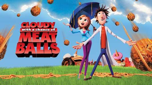 Cloudy with a Chance of Meatballs - Backdrop