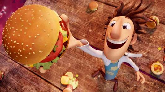Cloudy with a Chance of Meatballs - Backdrop