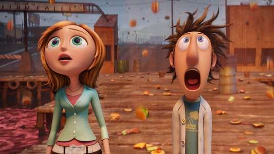 Cloudy with a Chance of Meatballs - Backdrop
